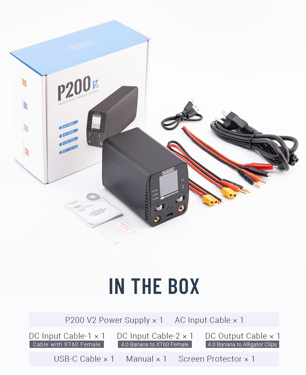 ToolkitRC P200 V2 전원 공급 장치 어댑터 - Programmable Dc Power Supply 30V 10A 리뷰 및 가격